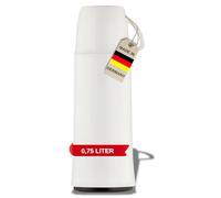 Helios Elegance Insulated Bottle White 0.75 Litre