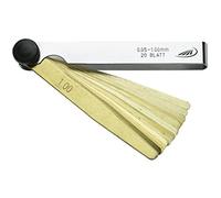 HELIOS-PREISSER 0607403 Fühlerlehre Messing, 20Blatt, 0,05-1 mm, 100 mm