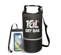 Heliosea Waterproof Backpack for Women and Men, 5L 10L Lightweight Waterproof Dry Bag with Waterproof Phone Pouch Suitable for Travel Swimming Boating Kayaking Paddle Board Camping Beach Accessories