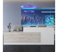 Heliosrider Reception Desk with Counter L Shape Executive Office Desk L Shape Reception with Storage Lockable Drawer Keyboard Tray for Beauty Salon Checkout Lobby(Right,103 * 24 * 41IN)