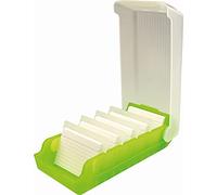 helit Beebox Flash Card Box A8 for 600 Cards Lime Green