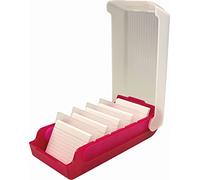 helit Flash Card Box for 800 Cards Beebox A7 - Red