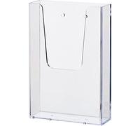 'HELIT H2350002 "The Help Wall 1 1/3 A6 Leaflet Holder, Clear