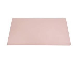 helit H2525026 Desk Mat, Desk Mouse Mat, Keyboard Mouse Pad, 600 x 350 mm The Flat Mat Pink