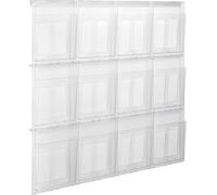 Helit Wall Display 12Xa4 Pockets Clr