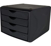 Helit The Green Chameleon Drawer Box Recycled Plastic Blue Angel Certified 1 Item Black