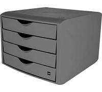 Helit The Green Chameleon Drawer Box Recycled Plastic Blue Angel Certified 1 Item light grey