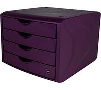 Helit The Green Chameleon Drawer Box Recycled Plastic Blue Angel Certified 1 Item red