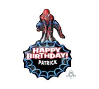 Helium Foil Balloon Xl Spider-Man Anagram Best Quality
