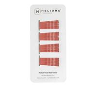 Heliums Small Kirby Pins - Auburn - 40 Count, 3.75cm Hair Grips - Mini Hair Pins For Women & Kids