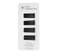 Heliums Small Kirby Pins - Black - 40 Count, 3.75cm Hair Grips - Mini Hair Pins For Women & Kids