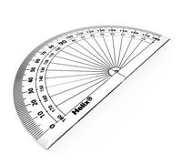 Helix 10cm 180 Degree Clear Protractor H01010