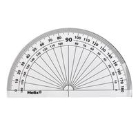 Helix 10cm 180 degree Protractor (Box of 50) | Accurate 180° Angle Measurement