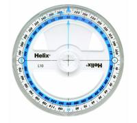 Helix 10cm 360 degree Protractor Angle Measure