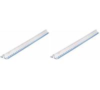 Helix 12 "/ 30cm Finger Grip Rule (Pack of 2)