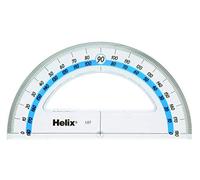 Helix 15cm 180 degree Protractor , Clear, Pack of 1