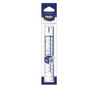 Helix 15cm / 6" Ruler - Clear