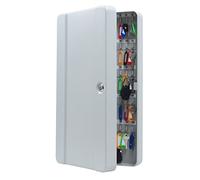 Helix 521110 Key Safe Cabinet 100 Key Capacity in White Internal Office Safety