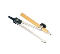Helix Black/Silver Metal Compass with Pencil (10 Pack) G05070