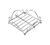 Helix Chrome Napkin Holder Upright Metal Tissue Stand Picnic Table Organizer