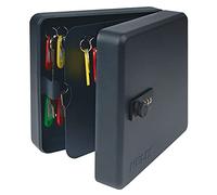 Helix Combination Lock Key Safe Cabinet (50 Key Capacity),Black