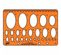 Helix Ellipse Stencil Template, Ellipse Shape Stencil, H82010