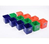 Helix Empty Pencil Pots - (Pack of 12 in Assorted Colours)