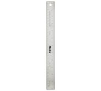 Helix - Flexible Stainless Steel Non Skid Ruler 12 Inch/30cm - Crafting & Construction Measurement - Precision & Stability - Durable & Rust-Resistant Design