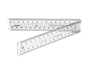 Helix Folding Ruler Plastic 30 cm