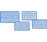 Helix Letter and Number Stencils (4 Pack)