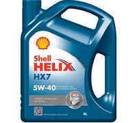 Helix Motor Oil 5W-40 HX7 Synthetic 4L SHELL