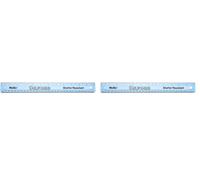 Helix Oxford 12 inch 30cm Shatter Resistant Ruler (Pack of 2)
