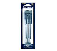 Helix Oxford Ballpoint Pen - Black (Pack of 6)