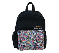 Helix Oxford Black Backpack - Medium Size School Bag
