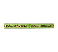 Helix Oxford Camo Folding 30cm Ruler - Green