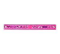 Helix Oxford Camo Folding 30cm Ruler - Pink