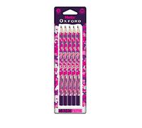 Helix Oxford Camo X5 HB Graphite Pencils - Pink