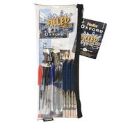 Helix Oxford Complete Stationery Set in 13.5 inch Pencil Case