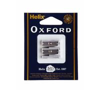 Helix Oxford Double Hole Metal Pencil Sharpener