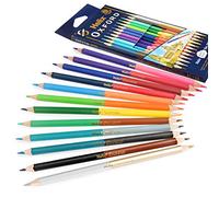 Helix Oxford Duo Colouring Pencils - Wallet of 12-24 Assorted Colours