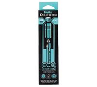 Helix Oxford Eco HB Pack of 12 Pencils - Blue (856403), Aqua