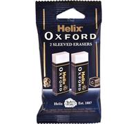 Helix - Oxford Large Sleeved Erasers - Pack Of 2