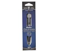 Helix Oxford Premium Ballpoint Pen (Graphite) with Plastic Free Packaging, 209815