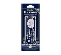 Helix Oxford Premium Maths Set - Ideal for Secondary High School & College Mathematics and Science - 11 Piece Maths & Geometry Set - School Supplies