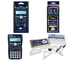 Helix Oxford Scientific Calculator & Maths Set Bundle ideal for high school GCSE
