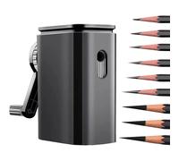 Helix Pencil Sharpener Metal 9 Gears Desktop Rotary Pencil Sharpener for Student