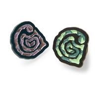 Helix Pins Set Purple/ Green