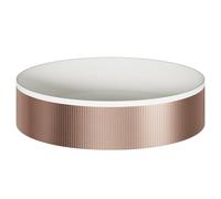 Helix Round Countertop Basin | Brushed Bronze | Ceramic | 360mm x 360mm