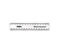Helix Shatter Resistant Ruler 15cm Clear (Pack of 50) 010311