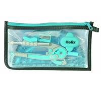 Helix Super School 6 Piece Maths Kit - (Assorted Colours)